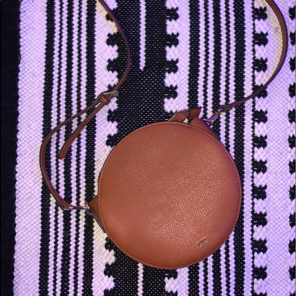 Collection XIIX Brown Round Purse